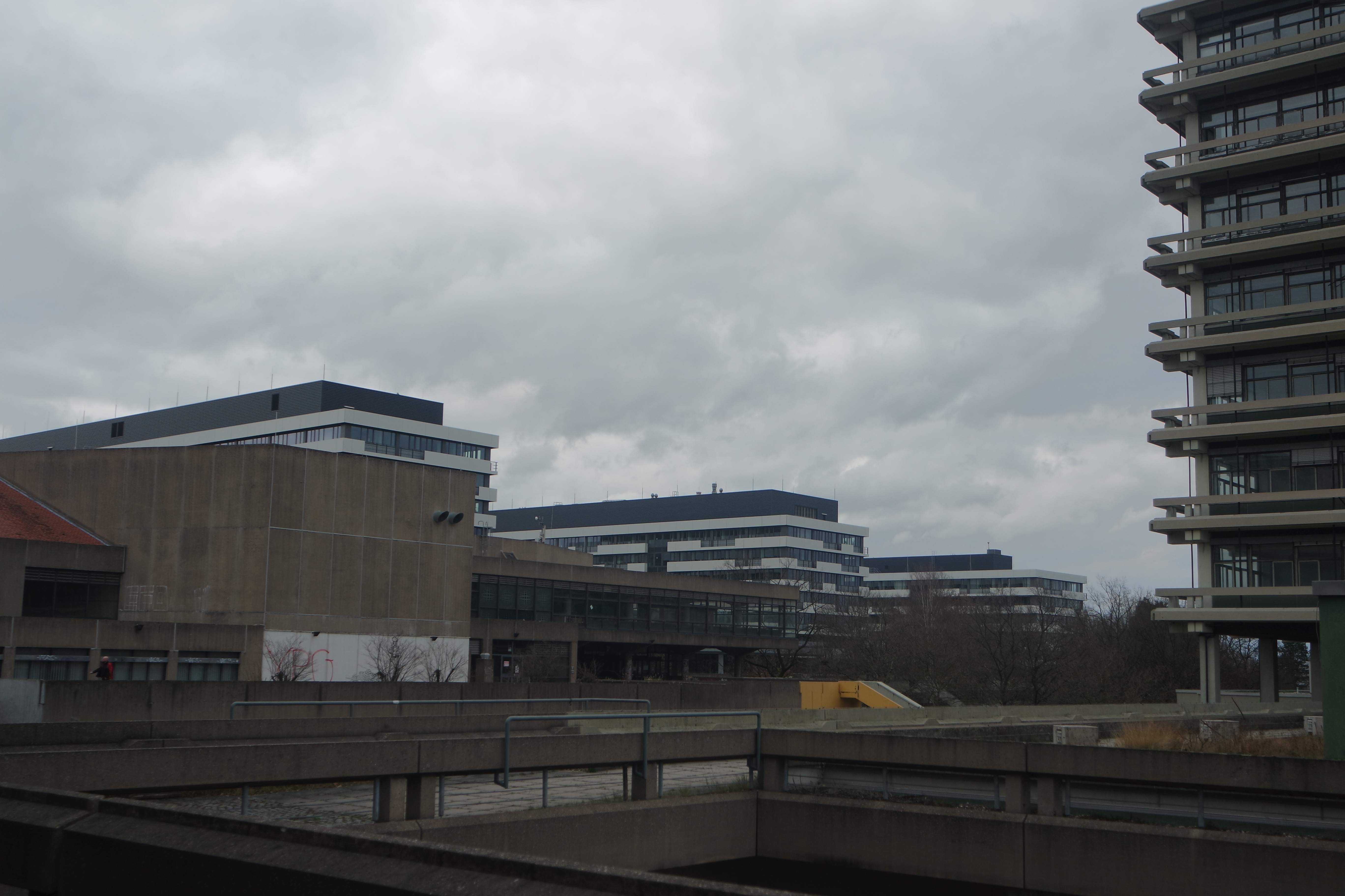 Viel Beton auf dem Campus der Ruhr-Uni